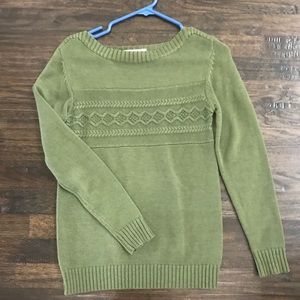 Dark green sweater